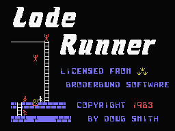 Lode Runner 1 Title Screen